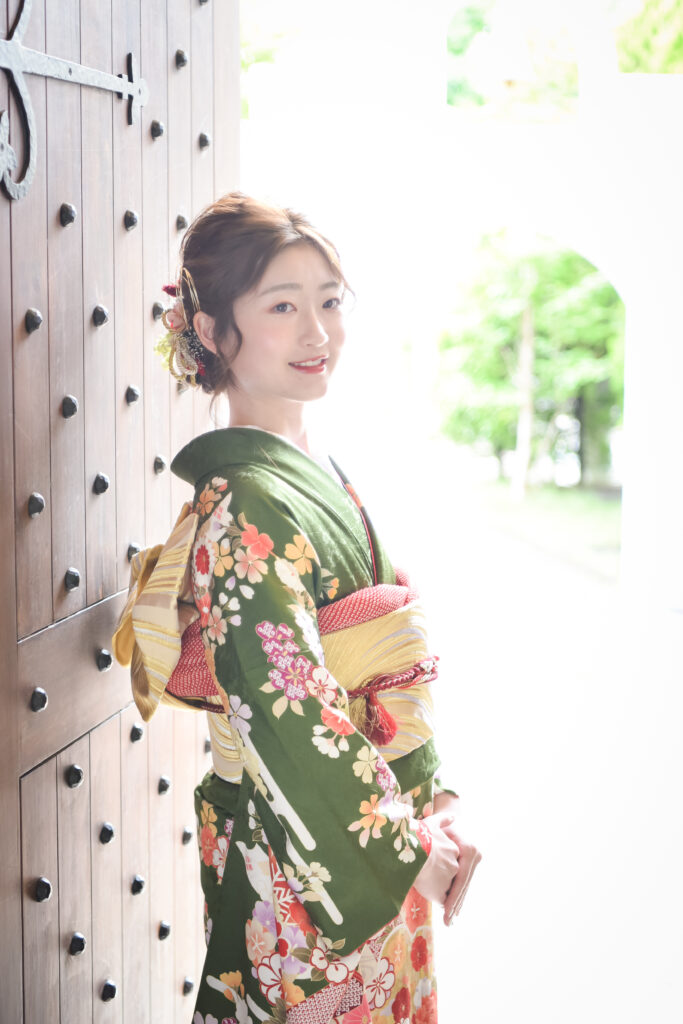 埼玉　熊谷　成人式　成人式前撮り　ロケーション撮影　ドレス