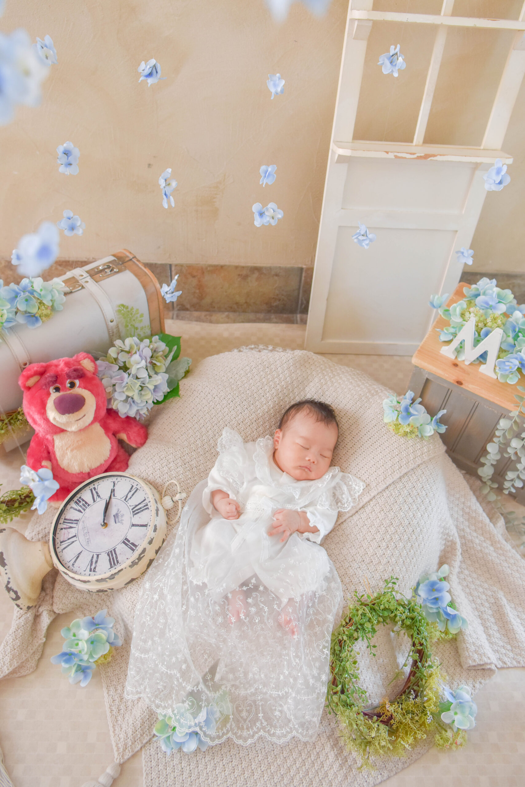 埼玉県　熊谷市　フォトスタジオ　写真館　ハーフバースデー　赤ちゃん写真　記念写真　ハーフバースデーフォト　ベビーフォト　お宮参り