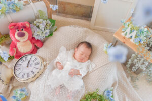 埼玉県　熊谷市　フォトスタジオ　写真館　ハーフバースデー　赤ちゃん写真　記念写真　ハーフバースデーフォト　ベビーフォト　お宮参り