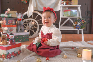 埼玉県　熊谷市　フォトスタジオ　写真館　ハーフバースデー　赤ちゃん写真　記念写真　ハーフバースデーフォト　ベビーフォト　100日祝い　お食い初め　お宮参り