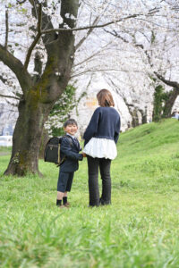 埼玉県　熊谷市　フォトスタジオ　写真館　ハーフバースデー　赤ちゃん写真　記念写真　ハーフバースデーフォト　ベビーフォト　卒園写真　卒業写真　入園写真　入学写真　桜ロケーション撮影